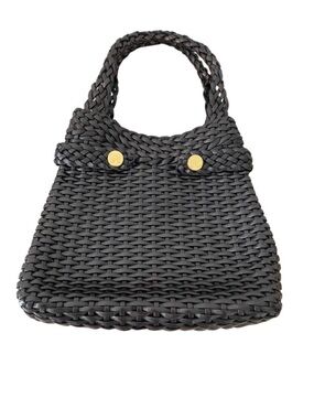 Vintage Woven Leather Bruno Magli Bag
